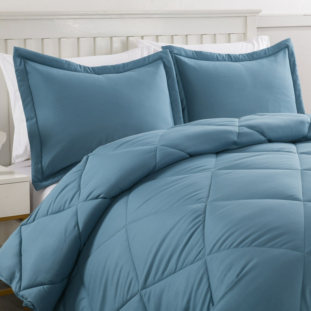 Stayclean Bacteria Inhibiting Diamond Stitch Comforter Set
