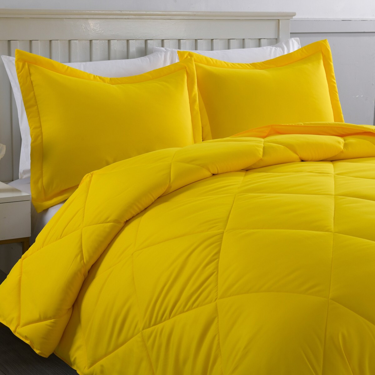 Stayclean Bacteria Inhibiting Diamond Stitch Comforter Set