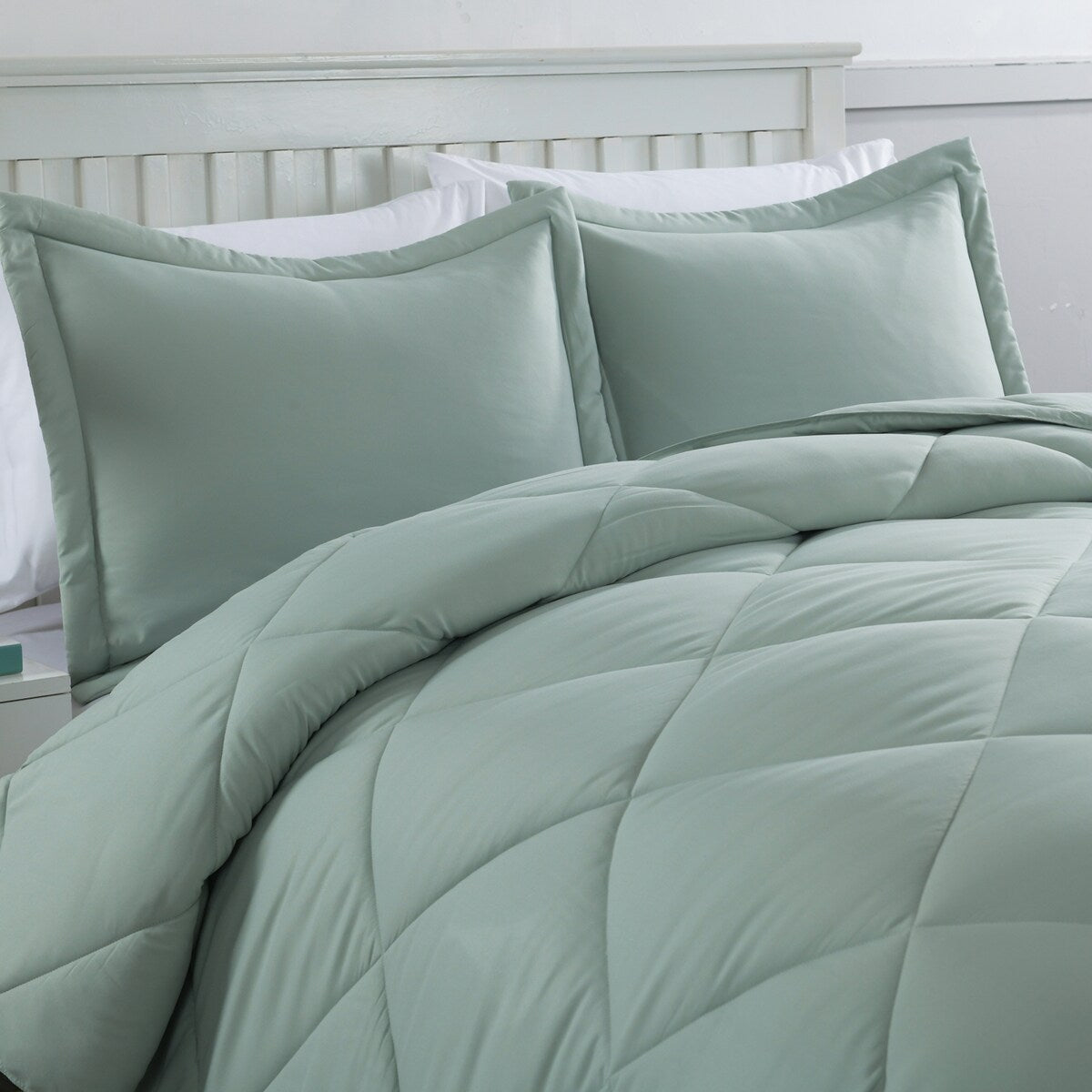 Stayclean Bacteria Inhibiting Diamond Stitch Comforter Set