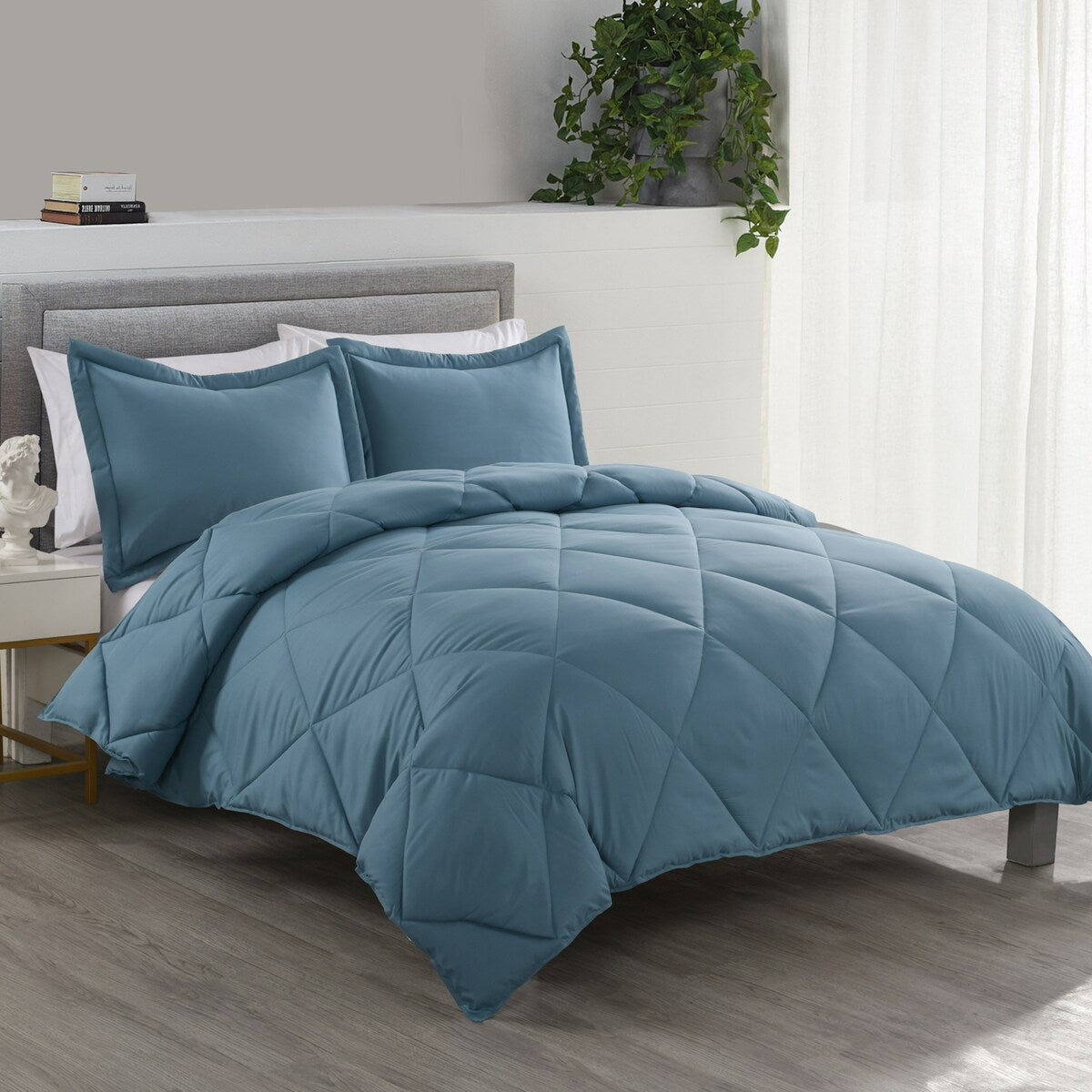 Stayclean Bacteria Inhibiting Diamond Stitch Comforter Set
