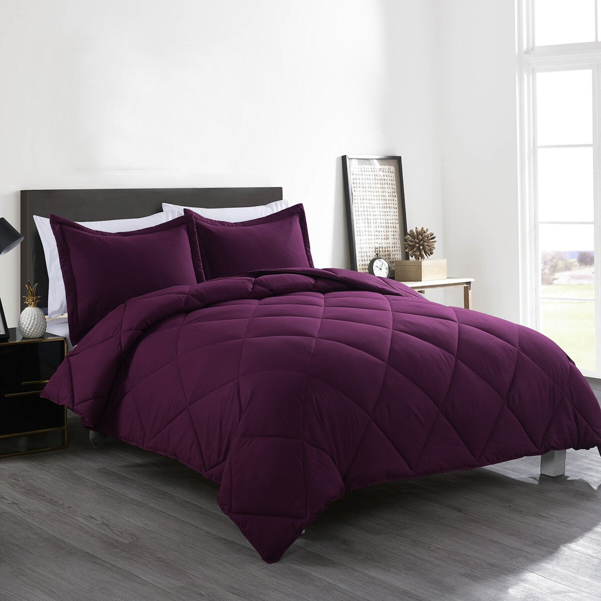 Stayclean Bacteria Inhibiting Diamond Stitch Comforter Set