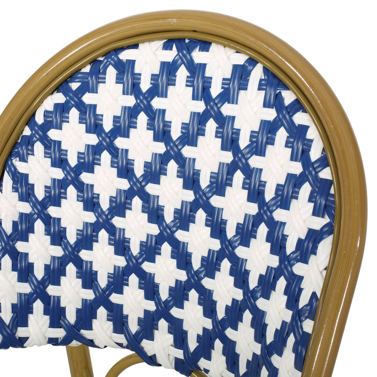 Louna Outdoor French Cafe Chairs (Set of 2) by Christopher Knight Home