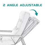Lounge Recliner Chair, Club Chair with Metal Legs Moveable Cushion - 37"Wx27"Dx31.7"H
