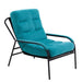 Lounge Recliner Chair, Club Chair with Metal Legs Moveable Cushion - 37"Wx27"Dx31.7"H