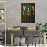 Love Print On Wood by Liene Liepiņa - Multi-Color