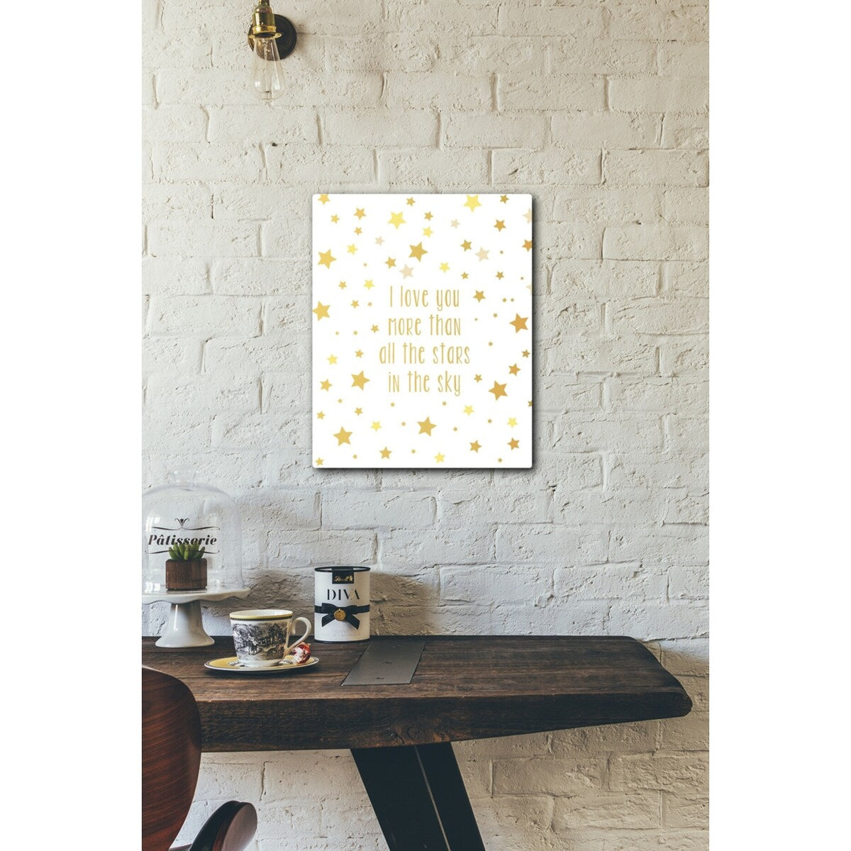 Love You More 16x20 Gallery Wrapped Stretched Canvas
