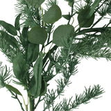 Loveren 5.5' Eucalyptus and Fir Artificial Garland by Christopher Knight Home - Green