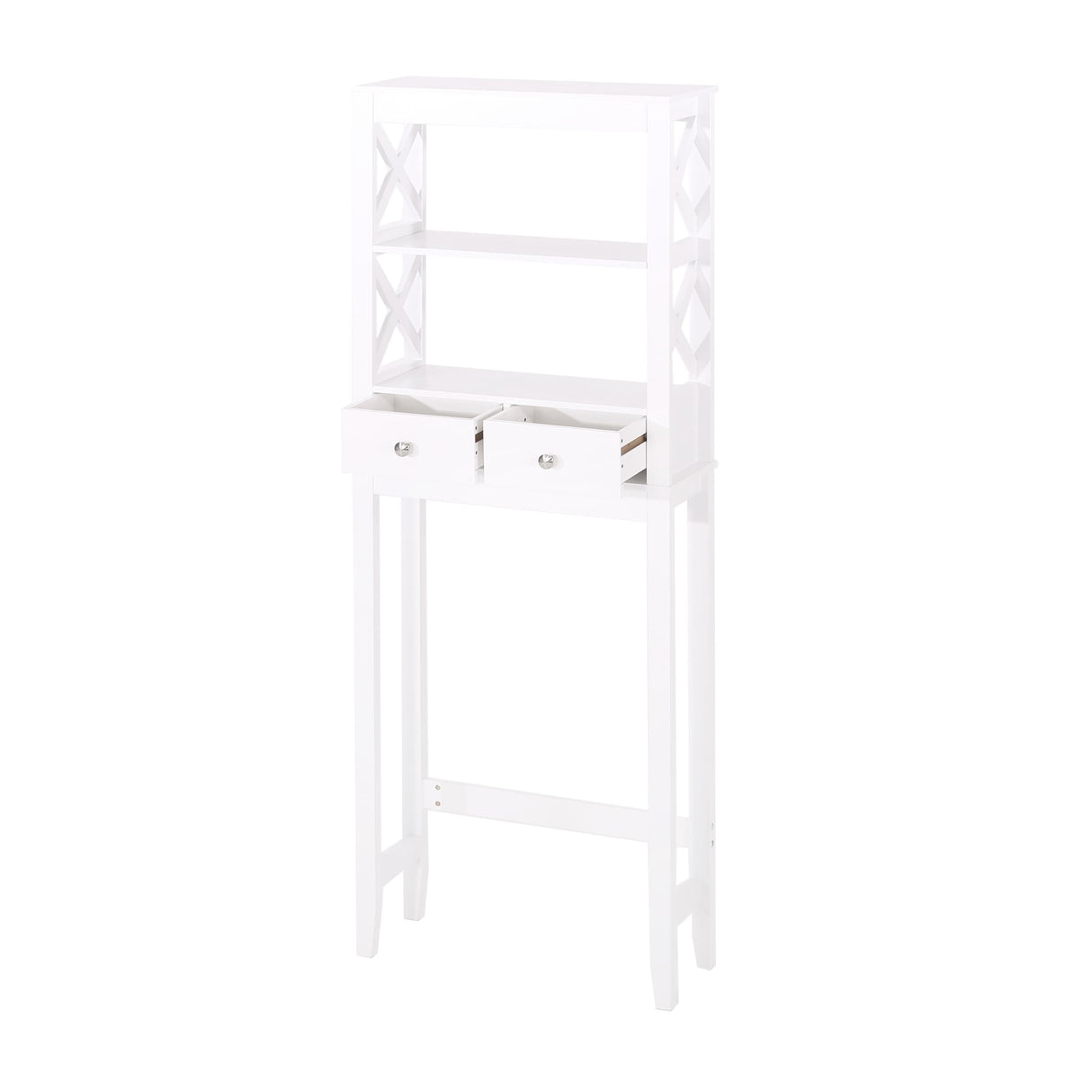 Loverin the Manufactured Wood Over-the-Toilet Storage Rack with Drawers by Christopher Knight Home
