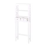 Loverin the Manufactured Wood Over-the-Toilet Storage Rack with Drawers by Christopher Knight Home