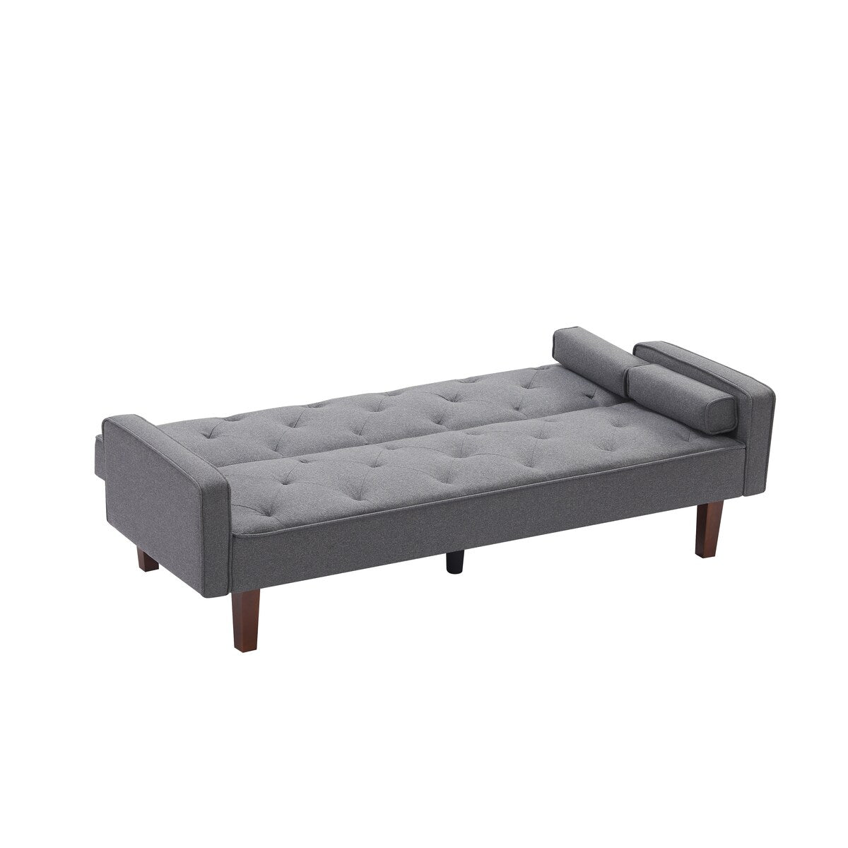Loveseat Convertible Sofa Bed, Living Room Accent Sofa, Pillow Back Sofa