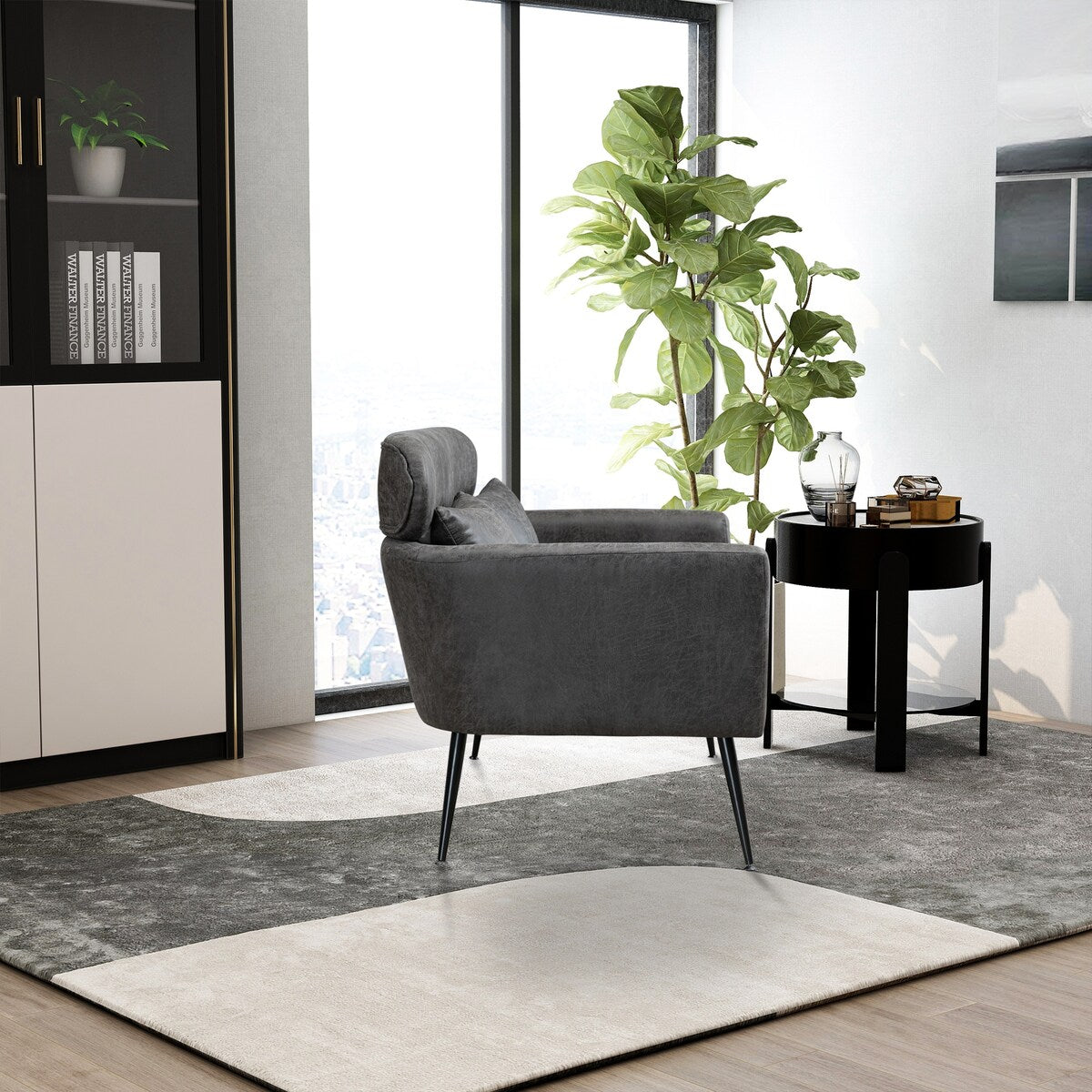 Loveseat Small Sofa Small Mini Room Bronzing Suede Couch Two-seater Armchairs