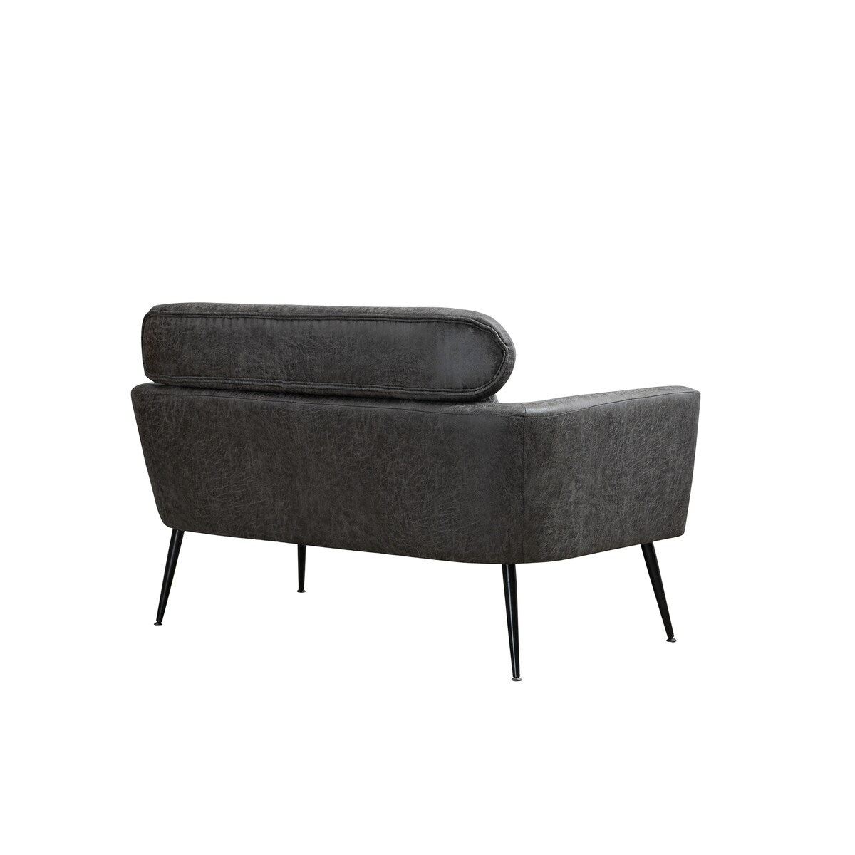 Loveseat Small Sofa Small Mini Room Bronzing Suede Couch Two-seater Armchairs