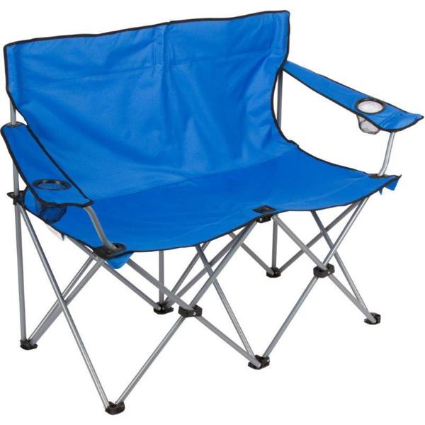 Trademark Innovations Loveseat-style Double Camp Chair with Steel Frame
