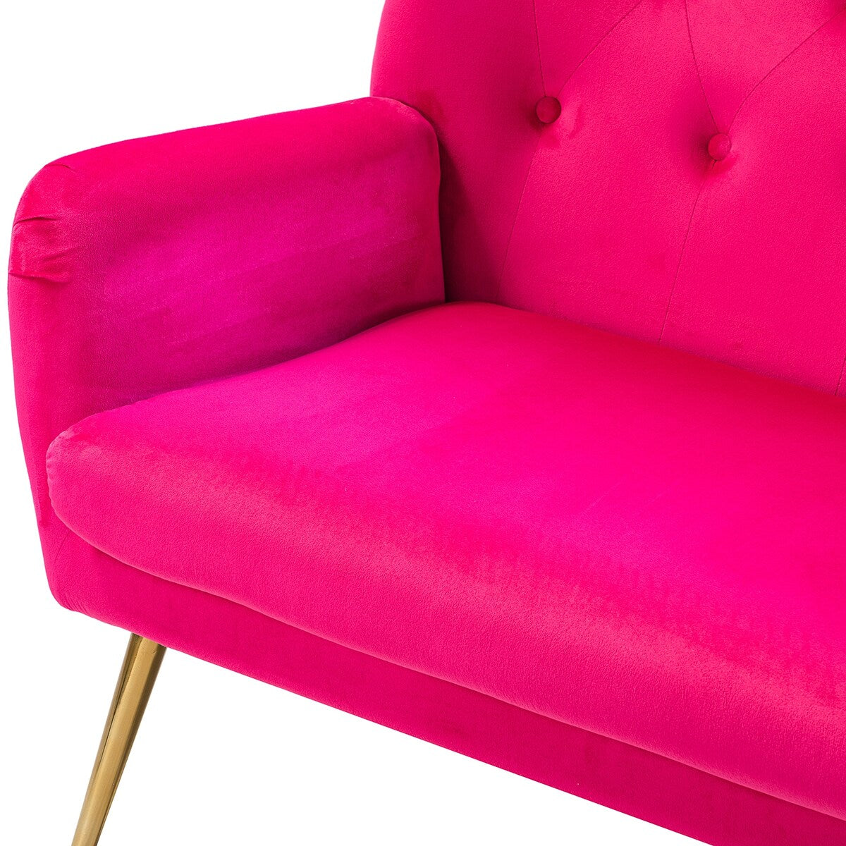 Loveseat with Tufted Wingback