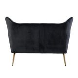 Loveseat with Tufted Wingback