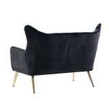 Loveseat with Tufted Wingback