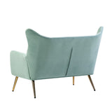 Loveseat with Tufted Wingback