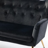 Loveseat with Tufted Wingback