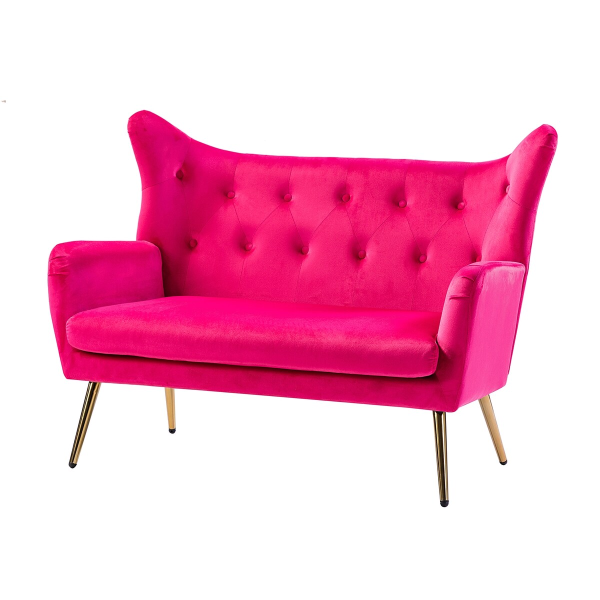 Loveseat with Tufted Wingback