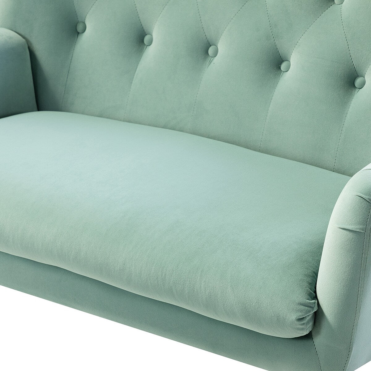 Loveseat with Tufted Wingback