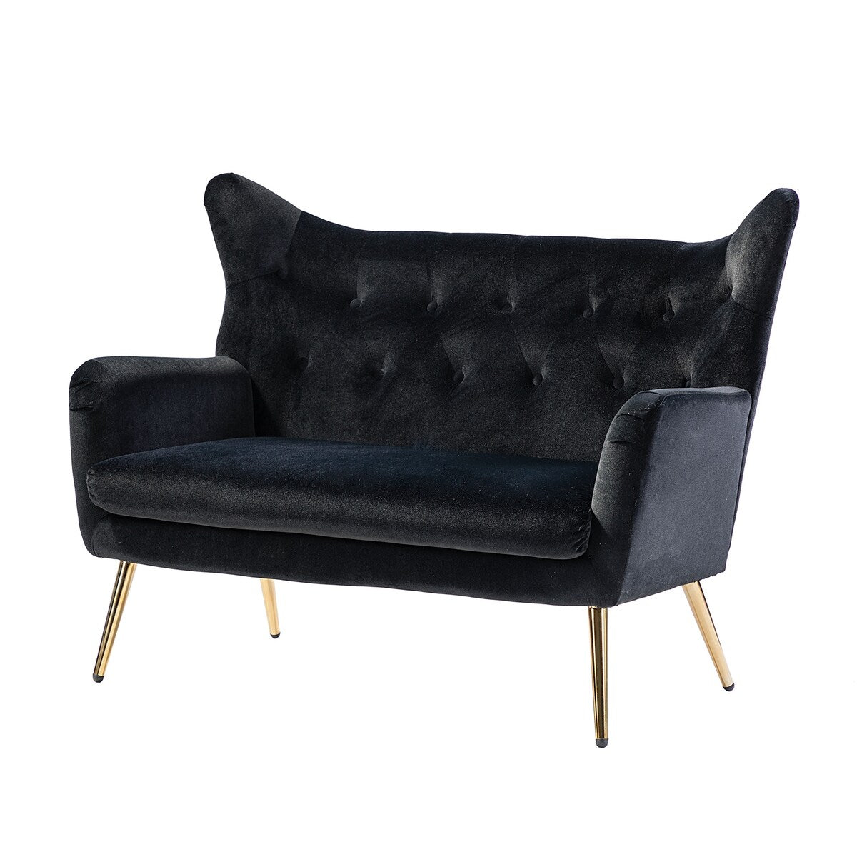Loveseat with Tufted Wingback