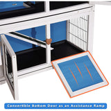 Lovupet Rabbit Hutch Cage with Pull Out Tray, Solid Wood 0323