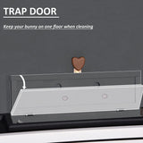 Lovupet Rabbit Hutch Cage with Pull Out Tray, Solid Wood 0323
