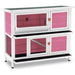 Lovupet Rabbit Hutch Cage with Pull Out Tray, Solid Wood 0323