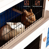 Lovupet Rabbit Hutch Cage with Pull Out Tray, Solid Wood 0323