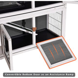 Lovupet Rabbit Hutch Cage with Pull Out Tray, Solid Wood 0323