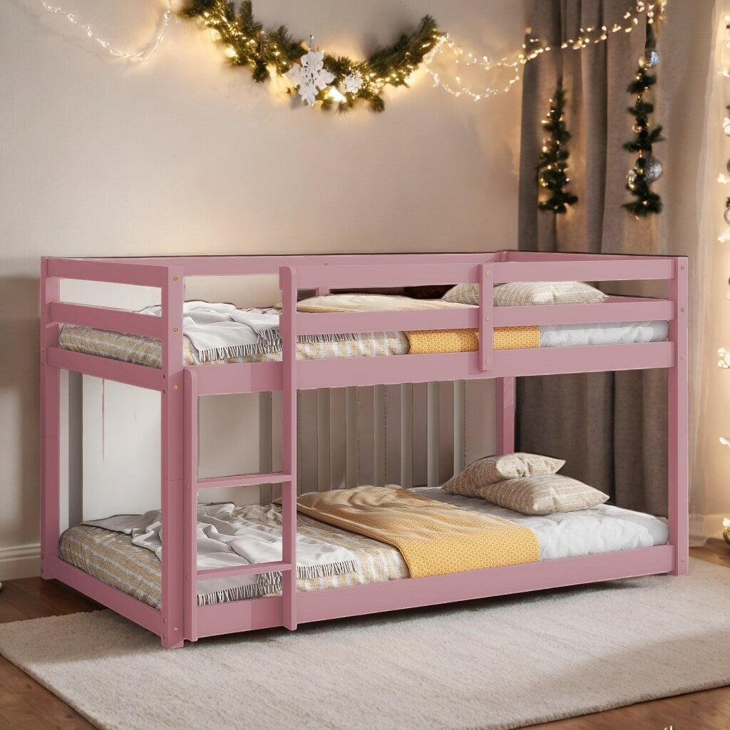 Twin floor bunk bed on sale