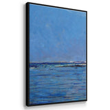 Low Tide at Pourville 02, 1882 - Multi Piece Framed Canvas