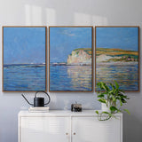 Low Tide at Pourville 02, 1882 - Multi Piece Framed Canvas