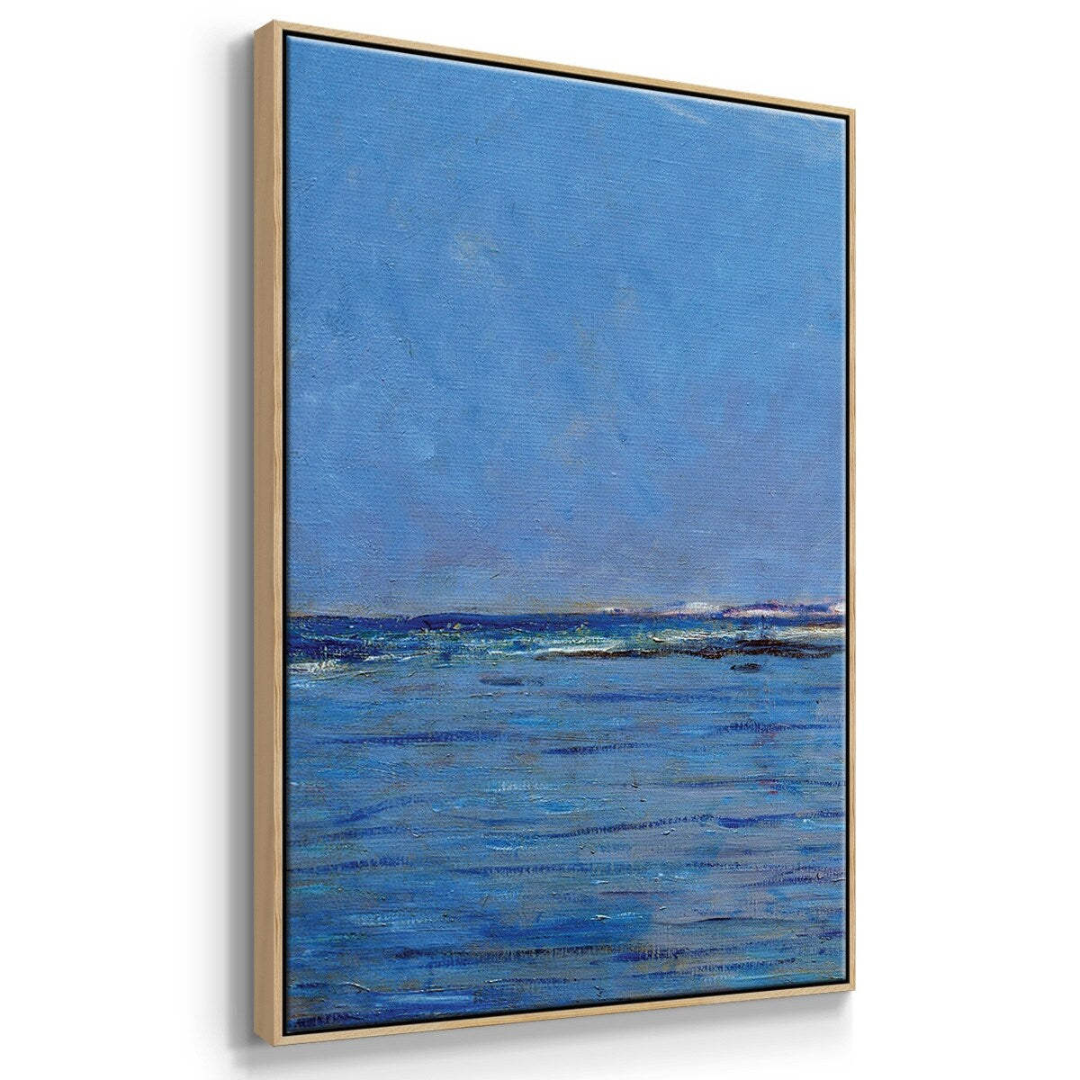 Low Tide at Pourville 02, 1882 - Multi Piece Framed Canvas