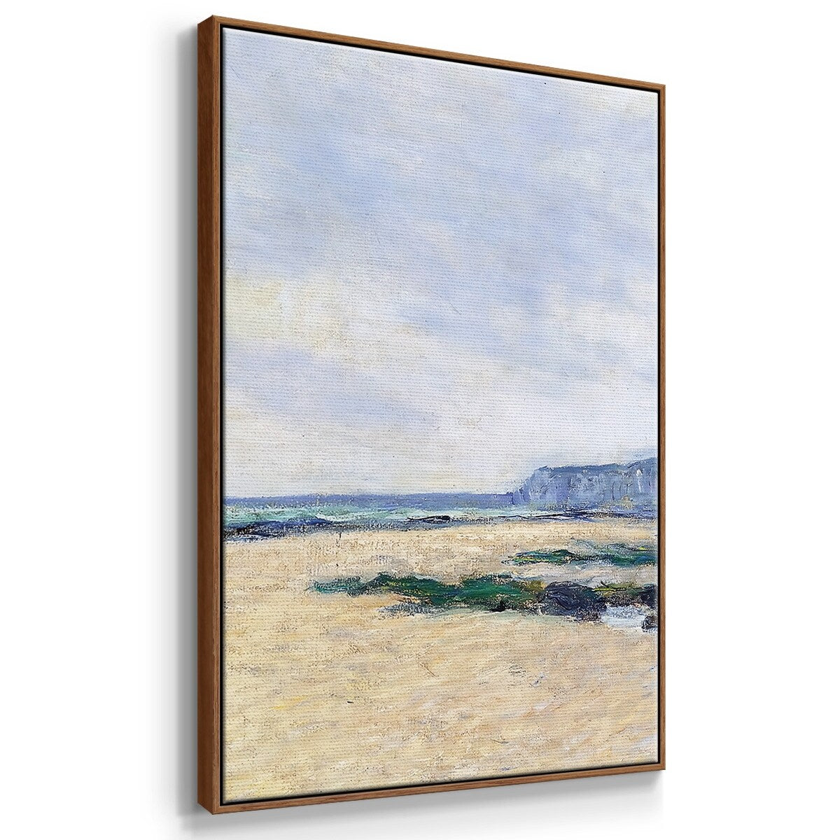 Low Tide at Varengeville, 1882 - Multi Piece Framed Canvas