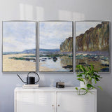 Low Tide at Varengeville, 1882 - Multi Piece Framed Canvas