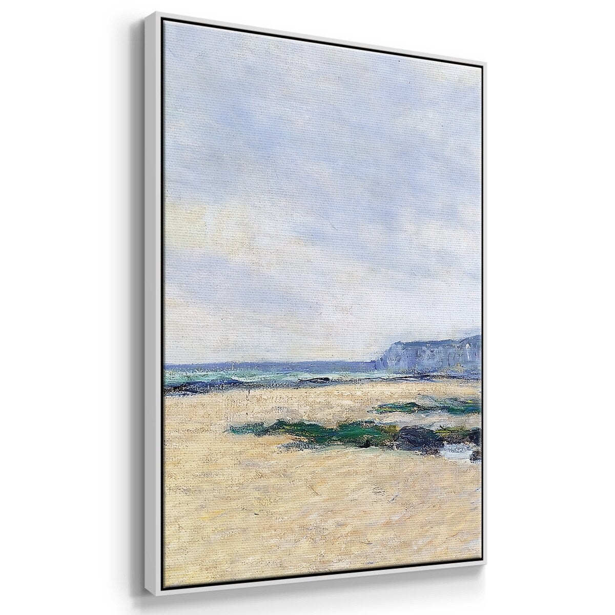 Low Tide at Varengeville, 1882 - Multi Piece Framed Canvas