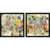 Lucas 'Rivoluzione Colorata' Framed Art (Set of 2)