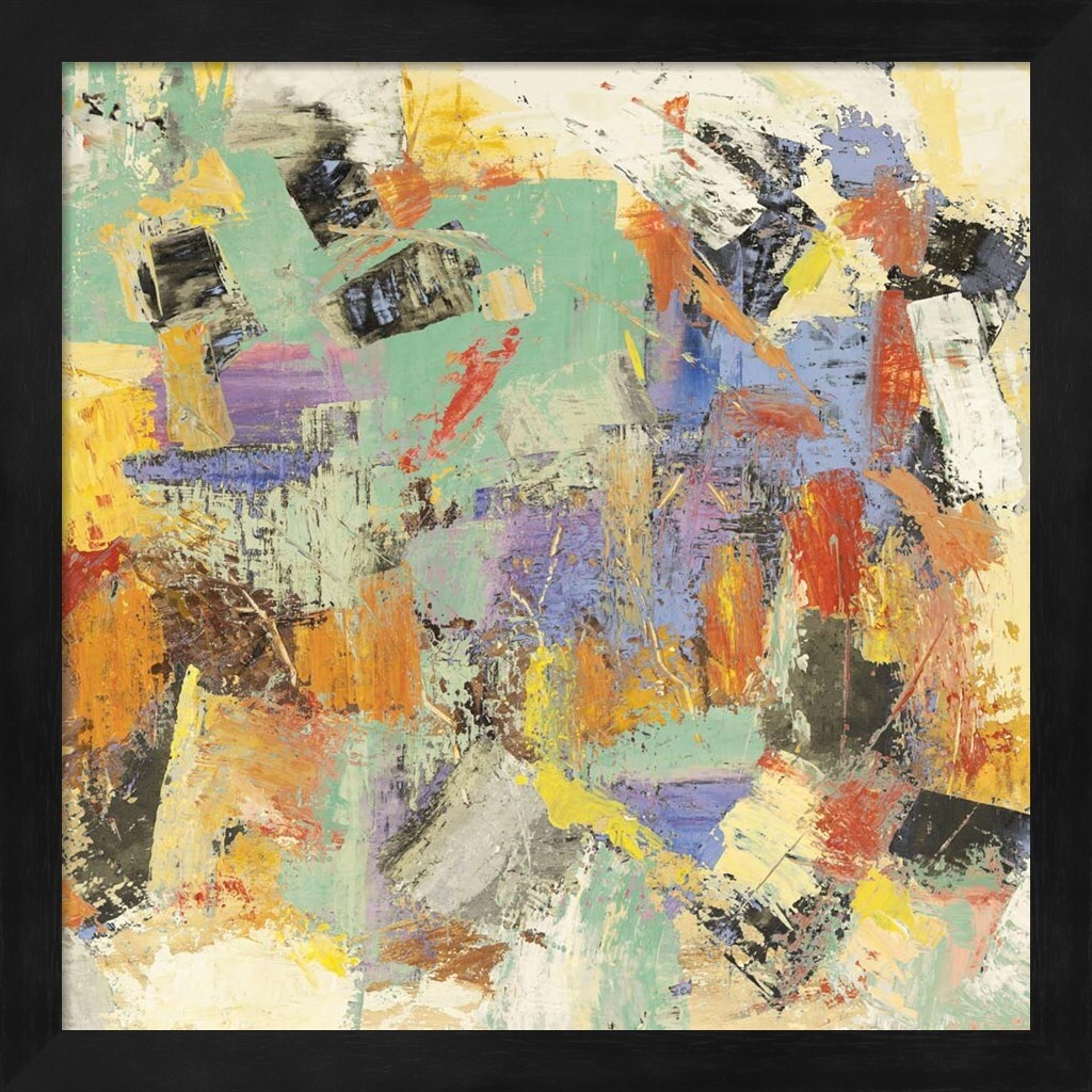 Lucas 'Rivoluzione Colorata' Framed Art (Set of 2)