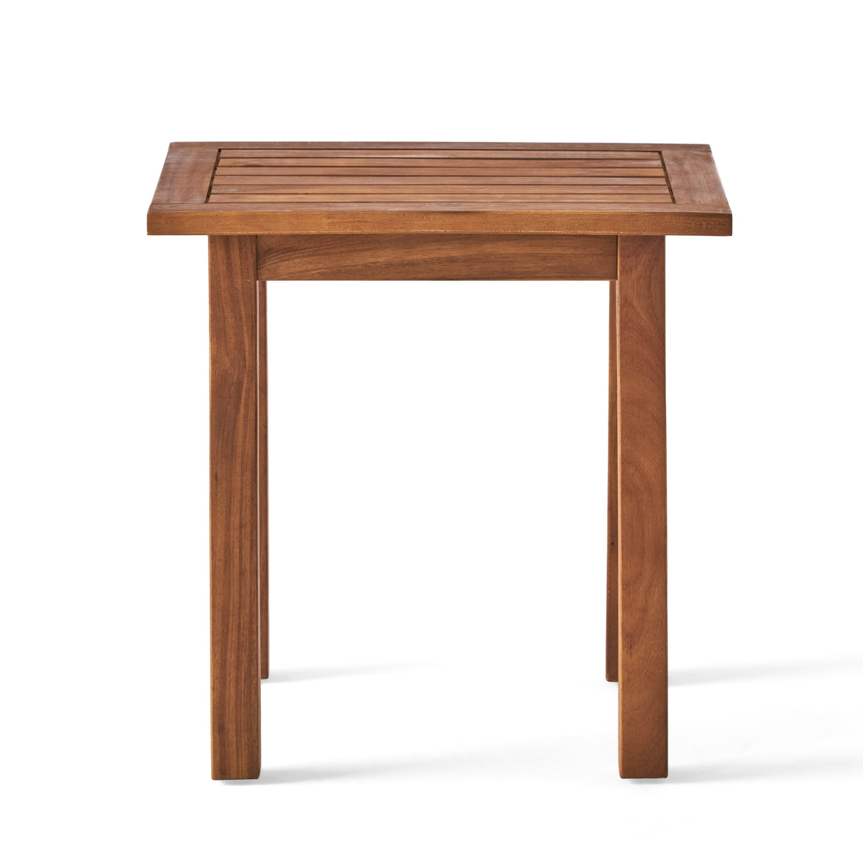 Lucca Outdoor Acacia Wood Side Table by Christopher Knight Home