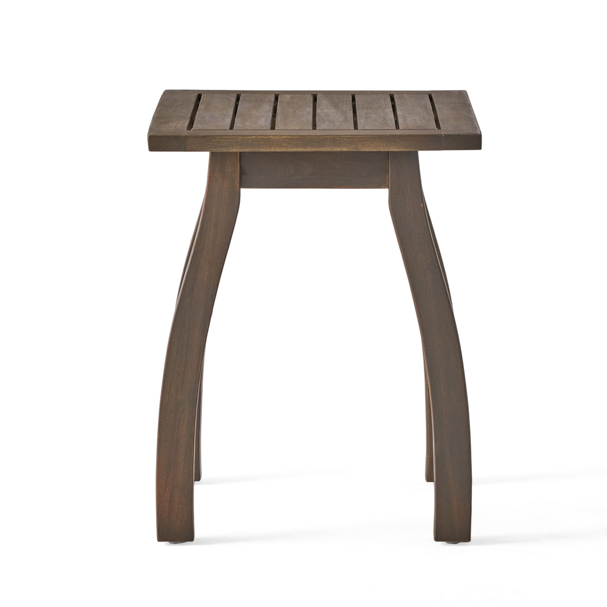 Lucca Outdoor Acacia Wood Side Table by Christopher Knight Home