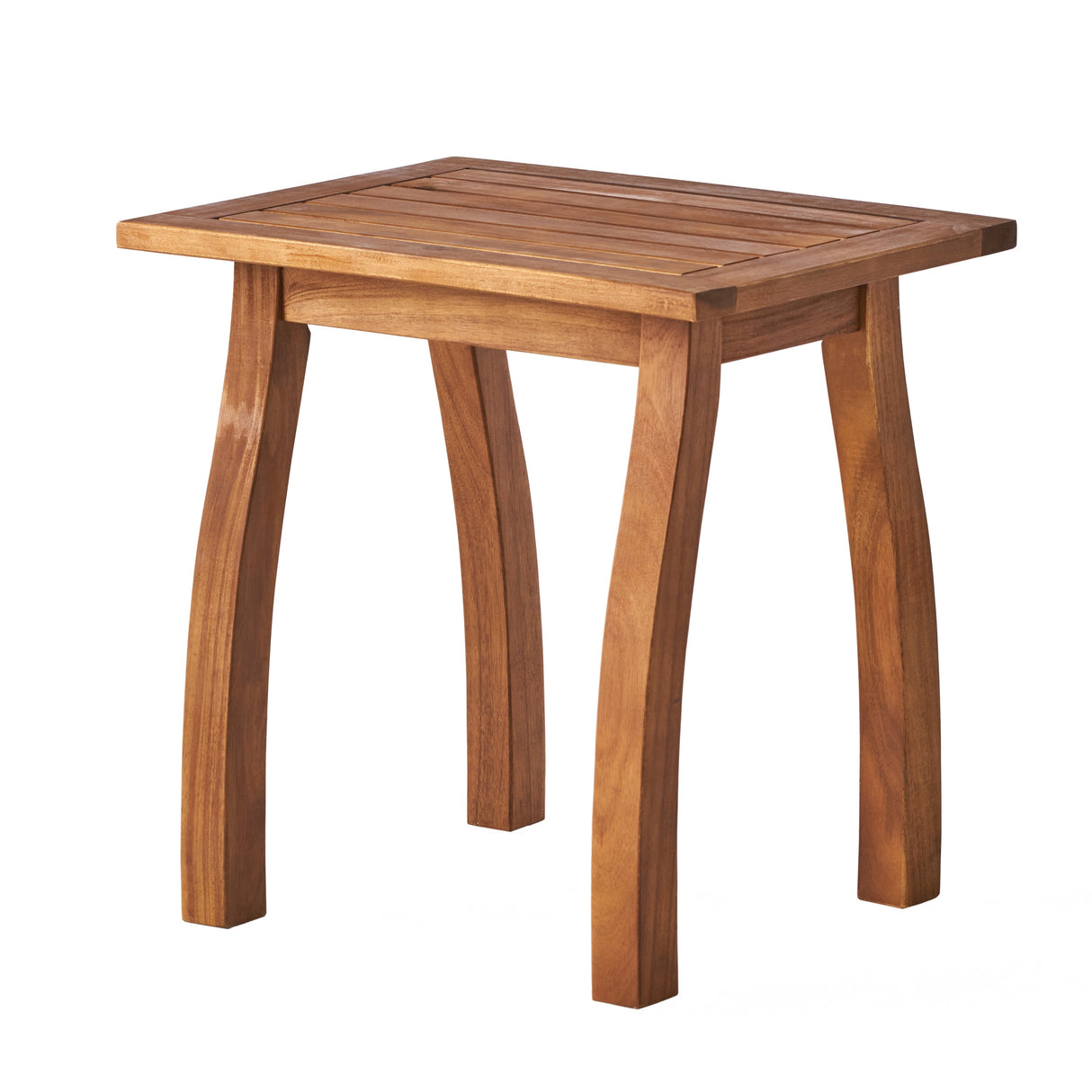 Lucca Outdoor Acacia Wood Side Table by Christopher Knight Home