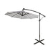Lucent 10' Cantilever Patio Umbrella with Solar LED Lights