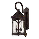 Lucerne 3-Light Medium Wall Mount Copper Bronze Outdoor Lantern