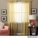 Lucerne 63-inch Sheer Curtain Panel Pair - 52 x 63 - 52 x 63