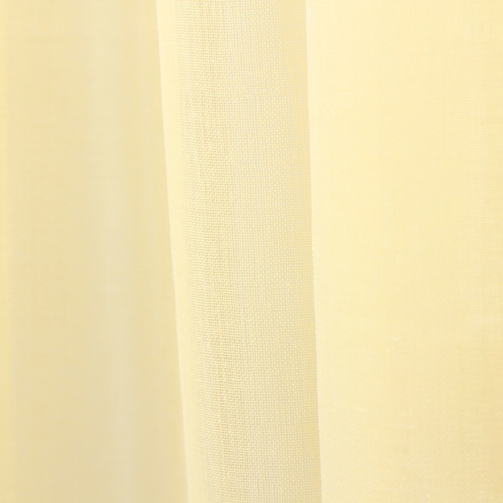 Lucerne 63-inch Sheer Curtain Panel Pair - 52 x 63 - 52 x 63