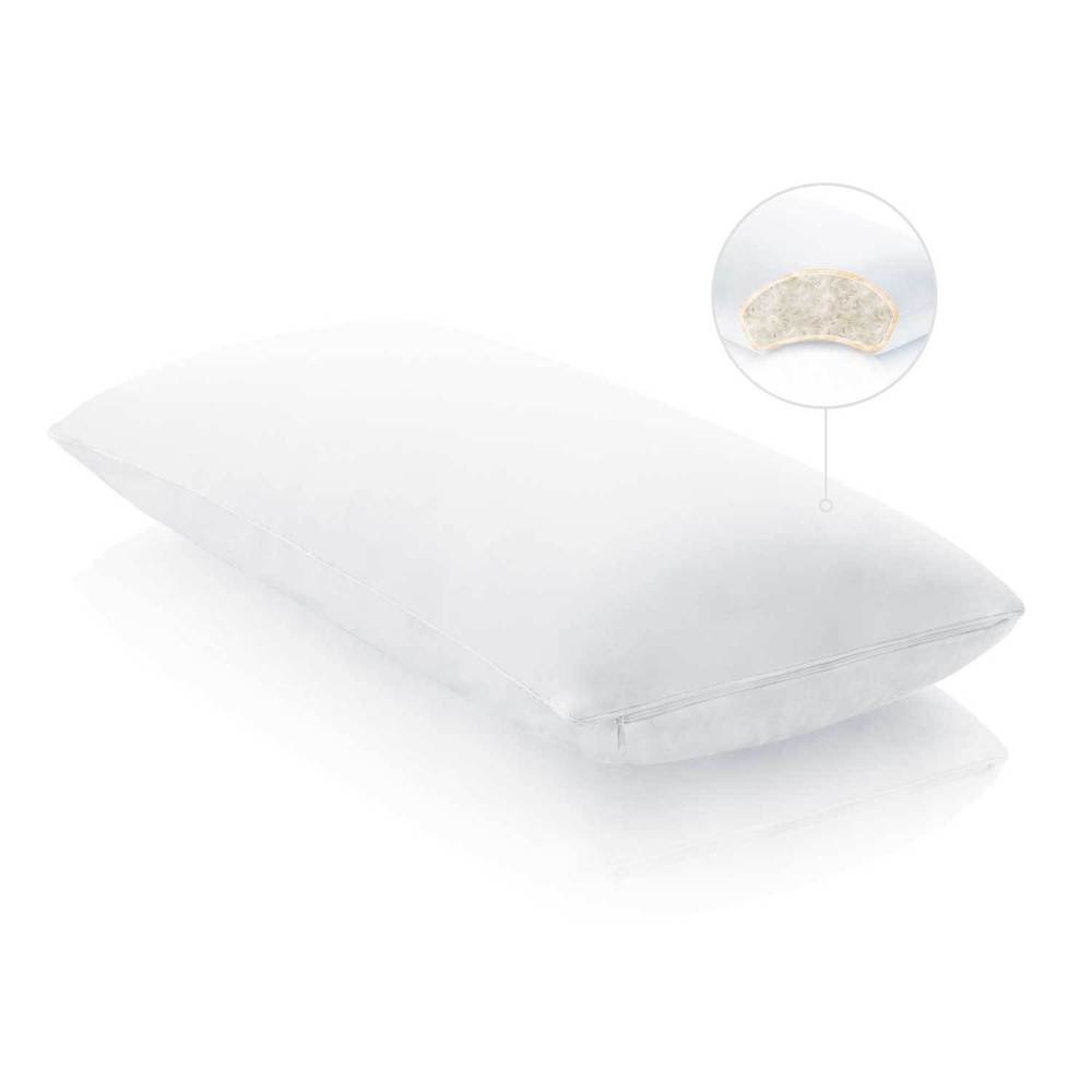 Lucid 10-inch Cal King-size Gel Memory Foam Mattress with 4 Down Blend Pillows