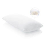 Lucid 10-inch Cal King-size Gel Memory Foam Mattress with 4 Down Blend Pillows