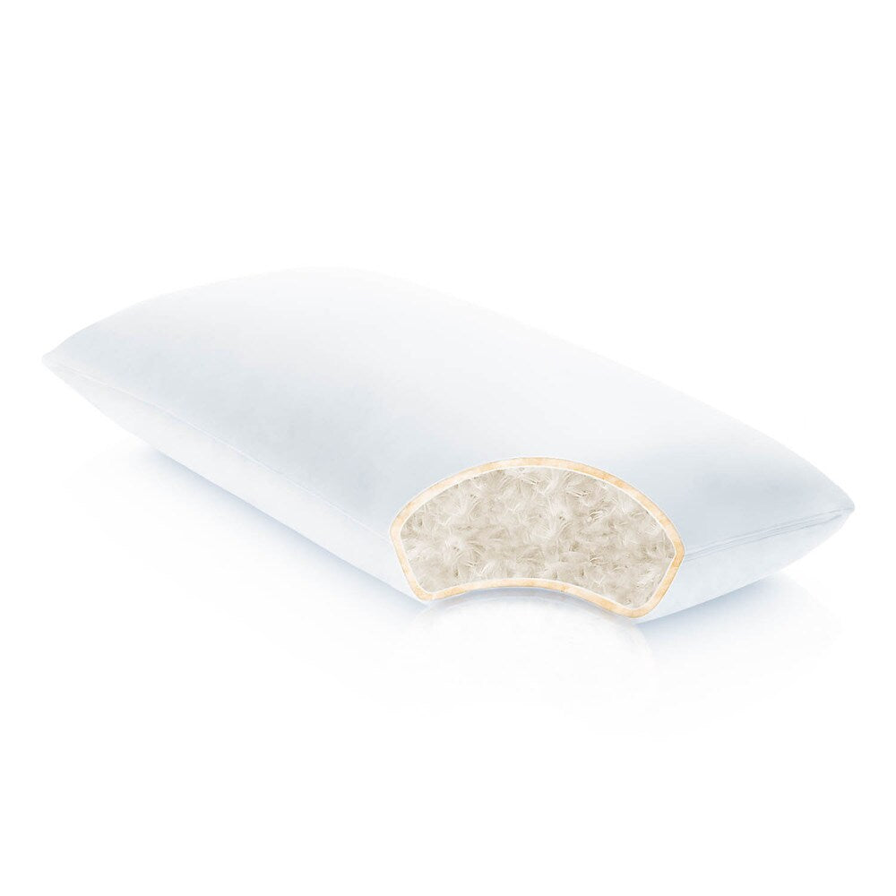 Lucid 10-inch Cal King-size Gel Memory Foam Mattress with 4 Down Blend Pillows