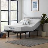 Lucid Comfort Collection 10-inch Gel Memory Foam Mattress and Deluxe Adjustable Bed Set